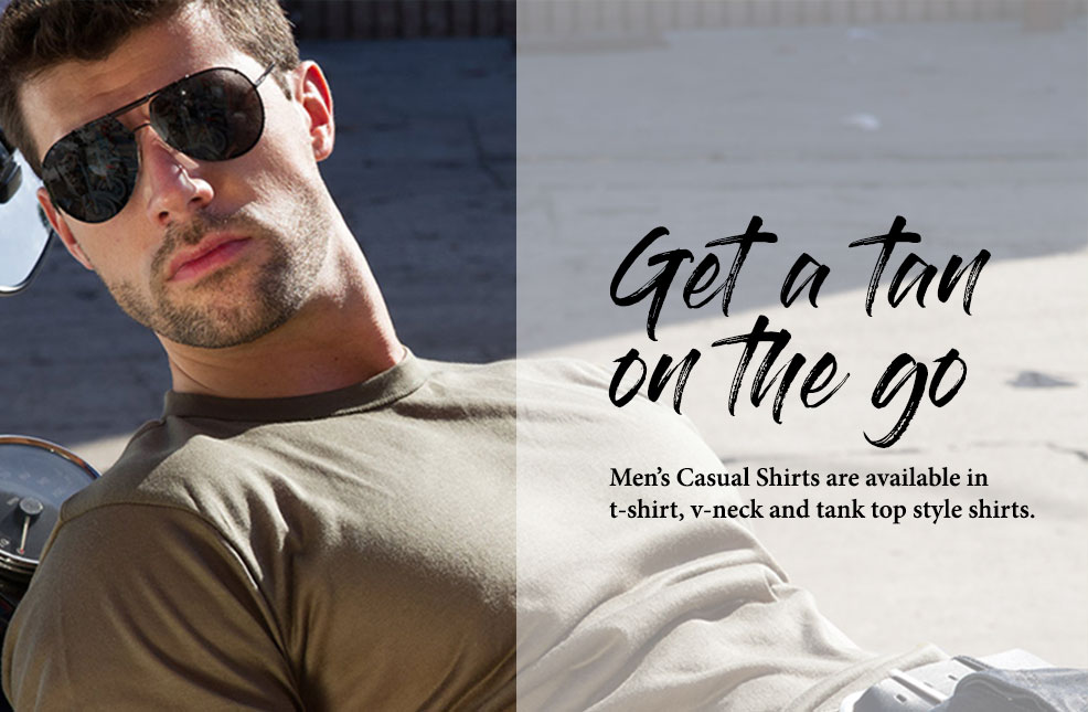 Shop ultra cool and comfortable  tan through shirts